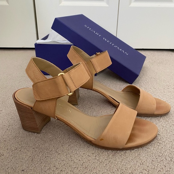 Stuart Weitzman Broadband Sandal | Size 9.5 | Pecan - Picture 5 of 5